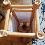 Lampe de table rotin