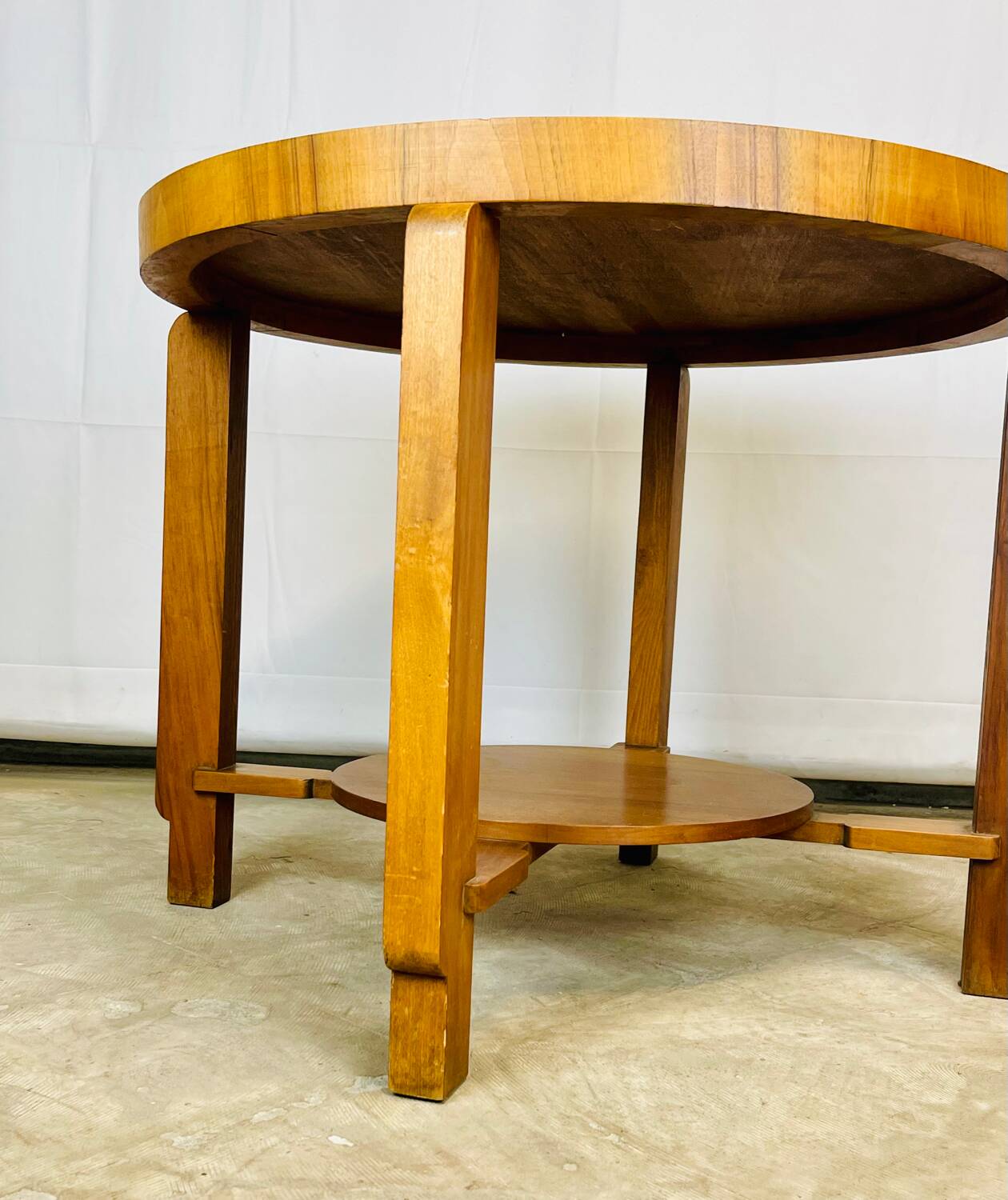 Art Deco round side table