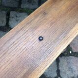 Pair of solid oak benches