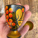 2 coquetiers en bois folklore Russe