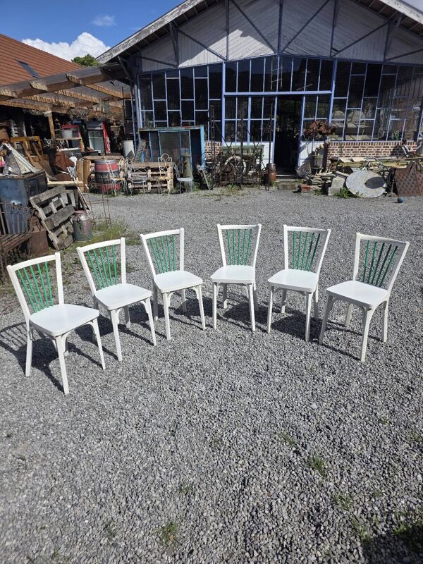 6 chaises bistrot Baumann