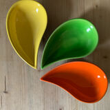 Vintage multicolor ceramic ramekins