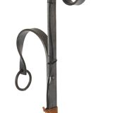 Wrought iron lamp post