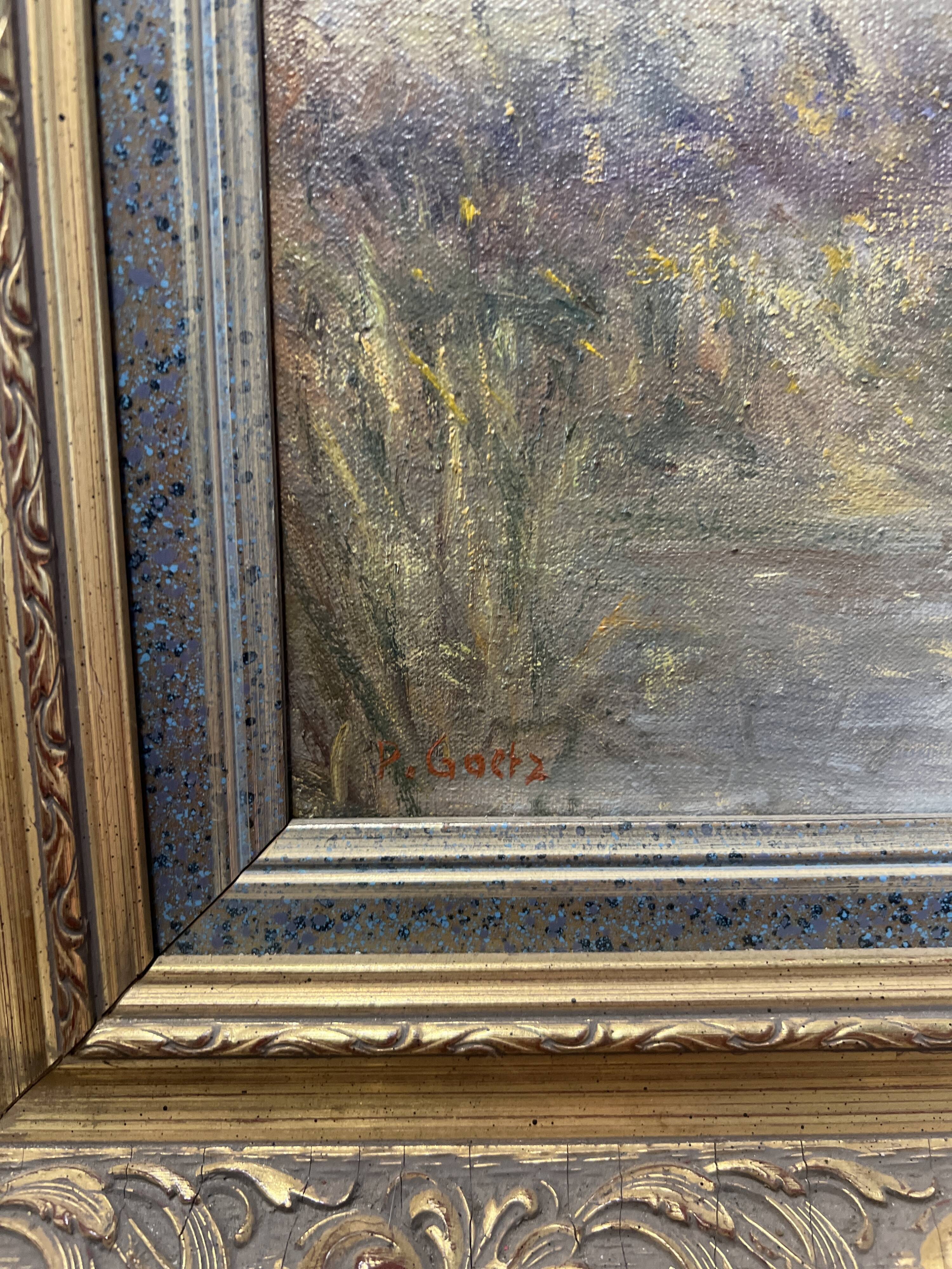 Painting by P. Goetz
