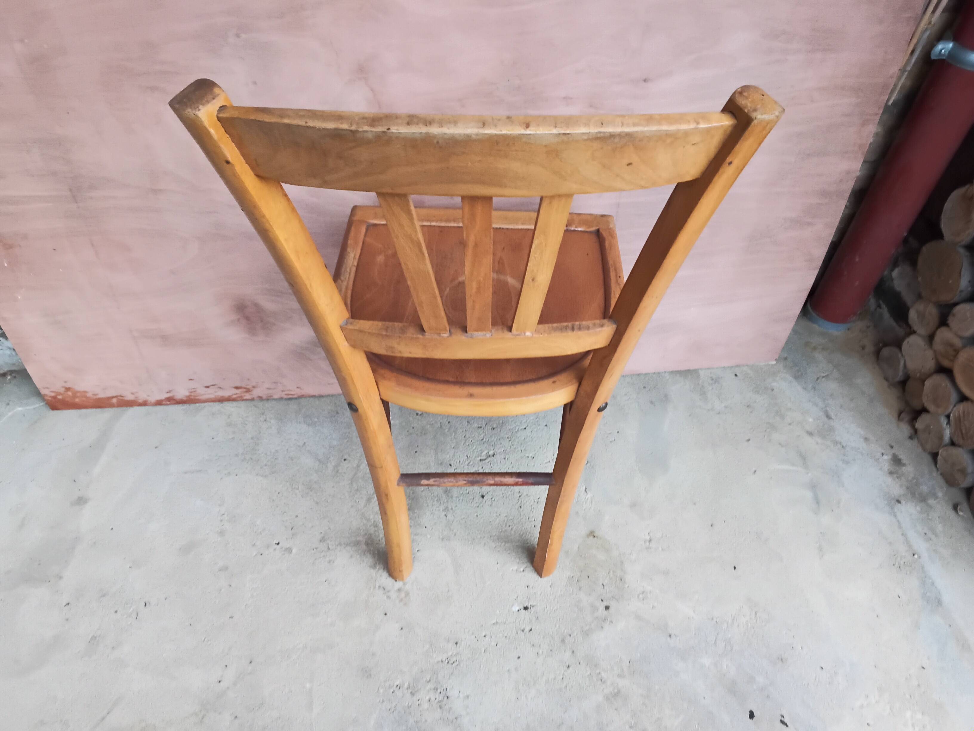 Duo of bistro chairs