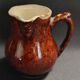 Early 20th century glazed stoneware cream pot