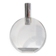 Vase en verre acrylique et acier inoxydable, Italie, années 70