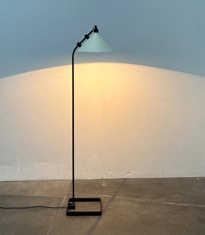 Modern minimalist Danish floor lamp from the mid-century, 1960s.
