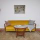 Yellow sleeper sofa 1960s