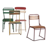 Chaises d’extérieur anciennes (c.1920). Ensemble de 4 pièces n°16