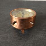 Old awakening Japy copper decoration 70s vintage