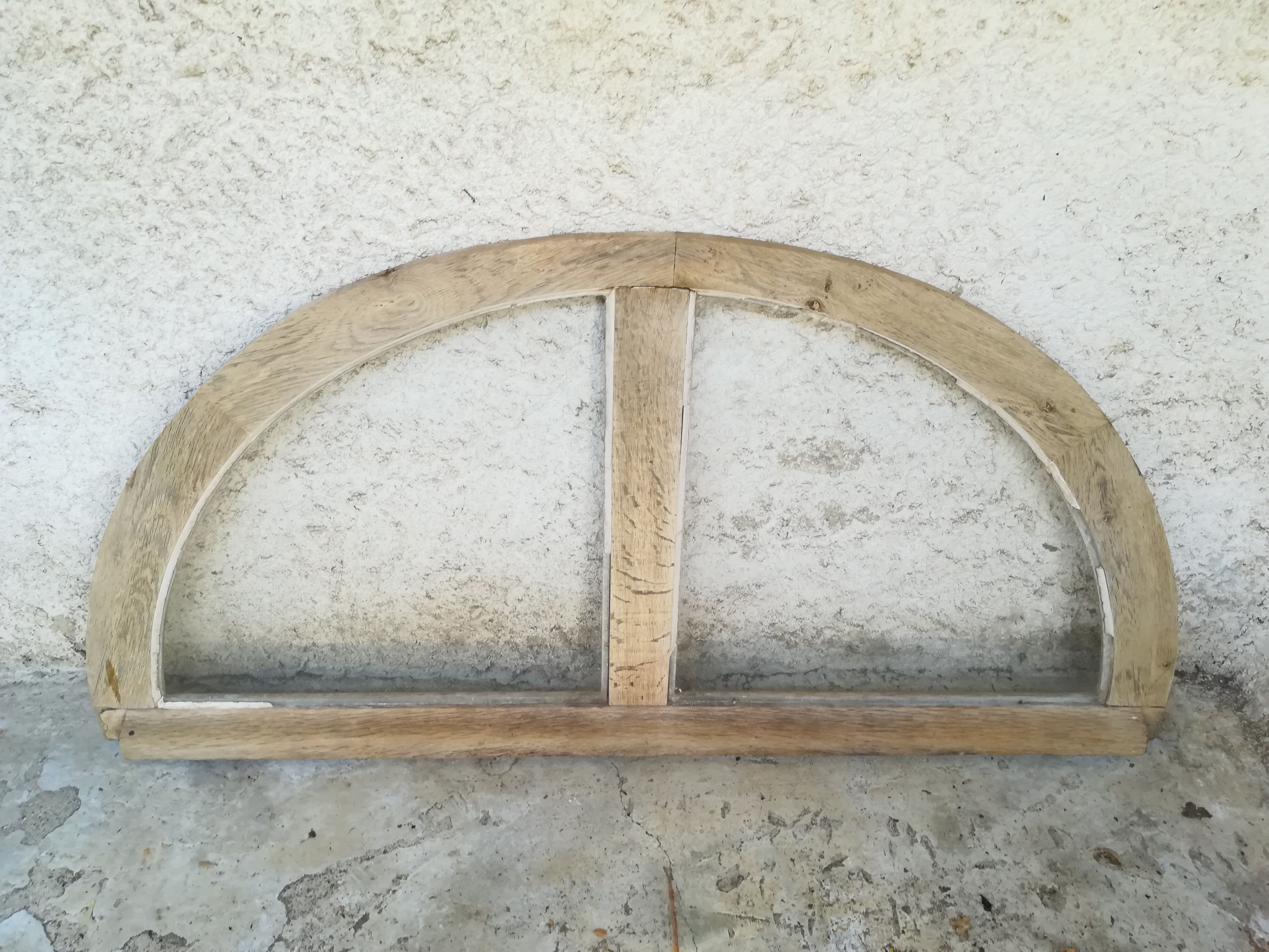 Oak front door impost