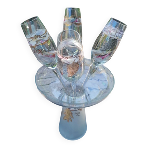 Service de 4 flutes à - champagne