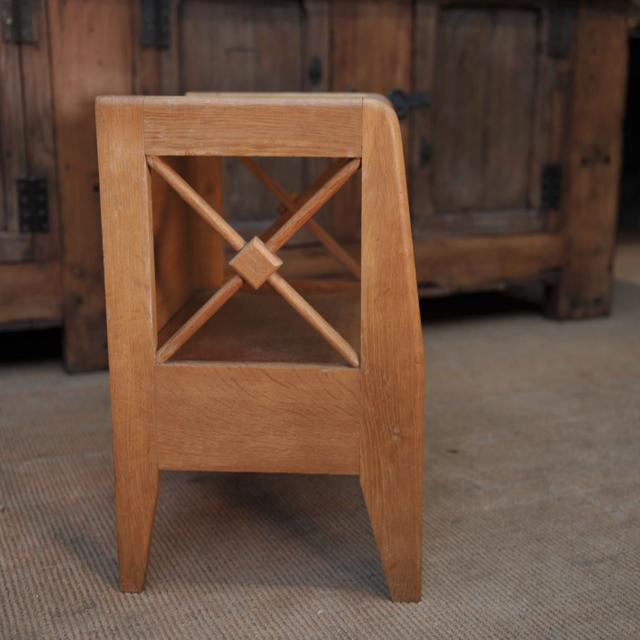 1950 vintage oak bedside table