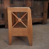 1950 vintage oak bedside table