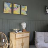 rattan chest of drawers