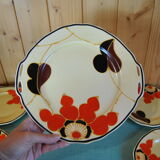 Hand-painted cake set 1960s/70s