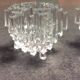 Pair of plexiglass candle holders from the 80s