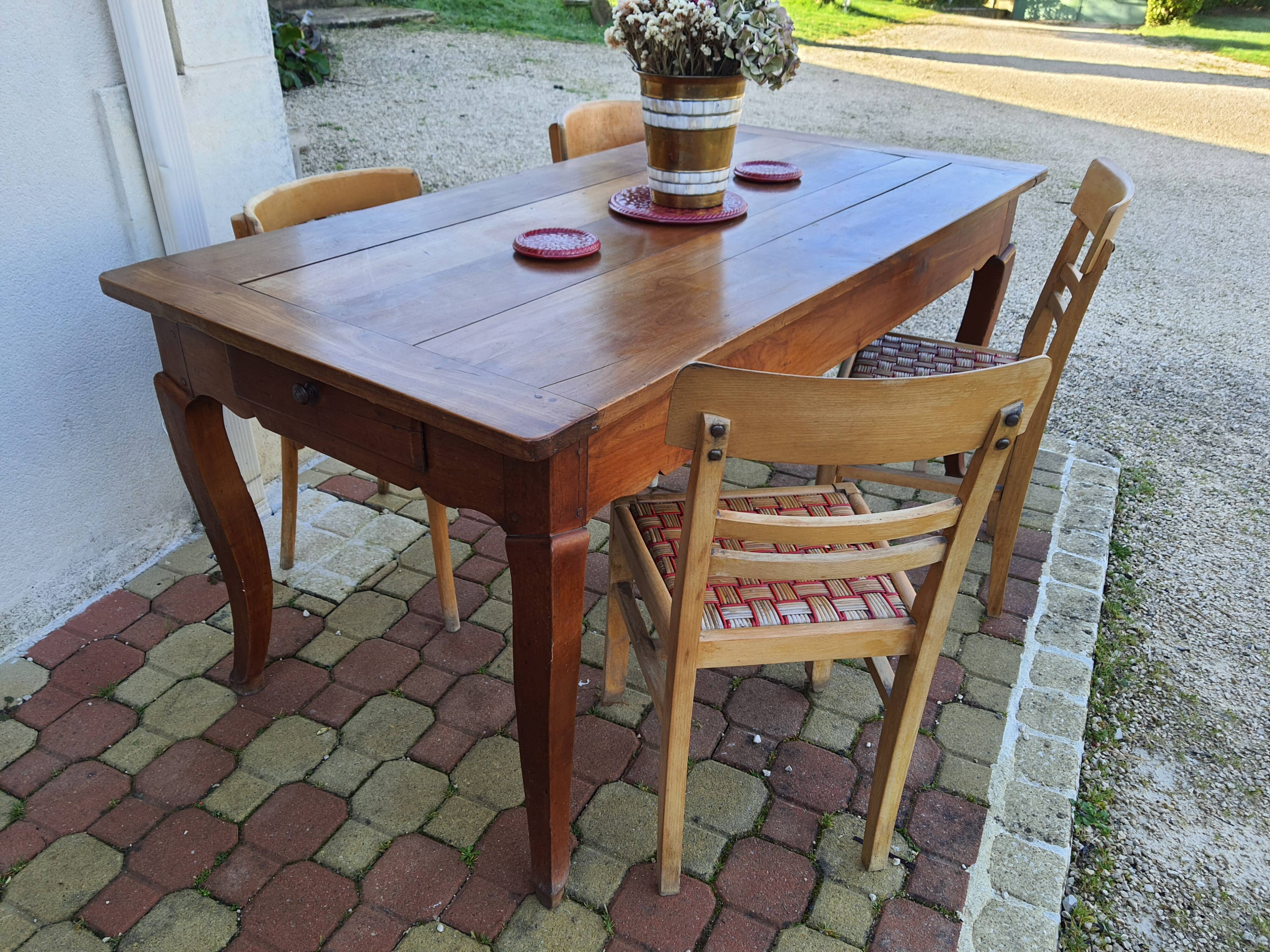 Vintage farm table