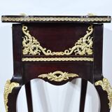 Middle Display Table in Stained Mahogany, Louis XV style, Napoleon III period – Mid-19th century