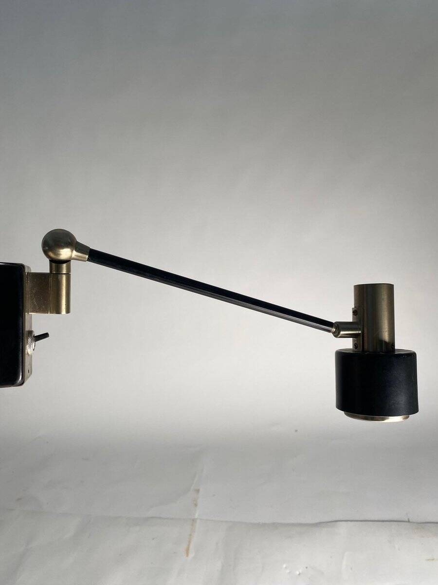 Adjustable Metal Wall Lights, 1950, Set of 2