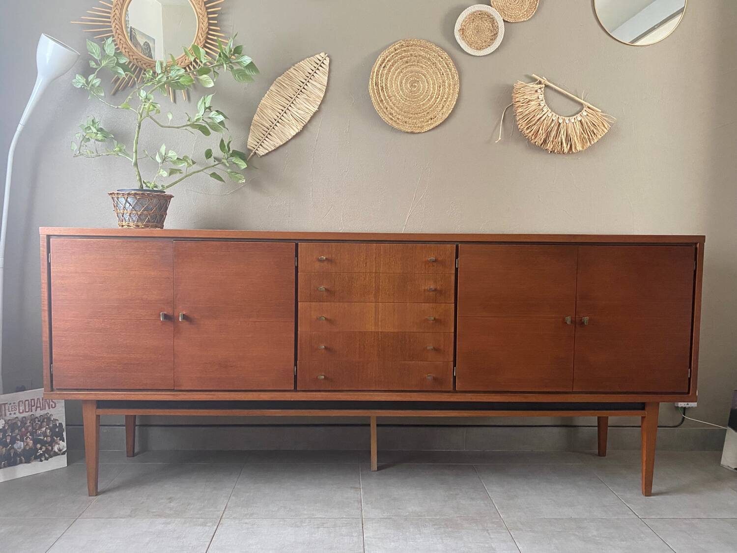 Vintage scandinavian sideboard