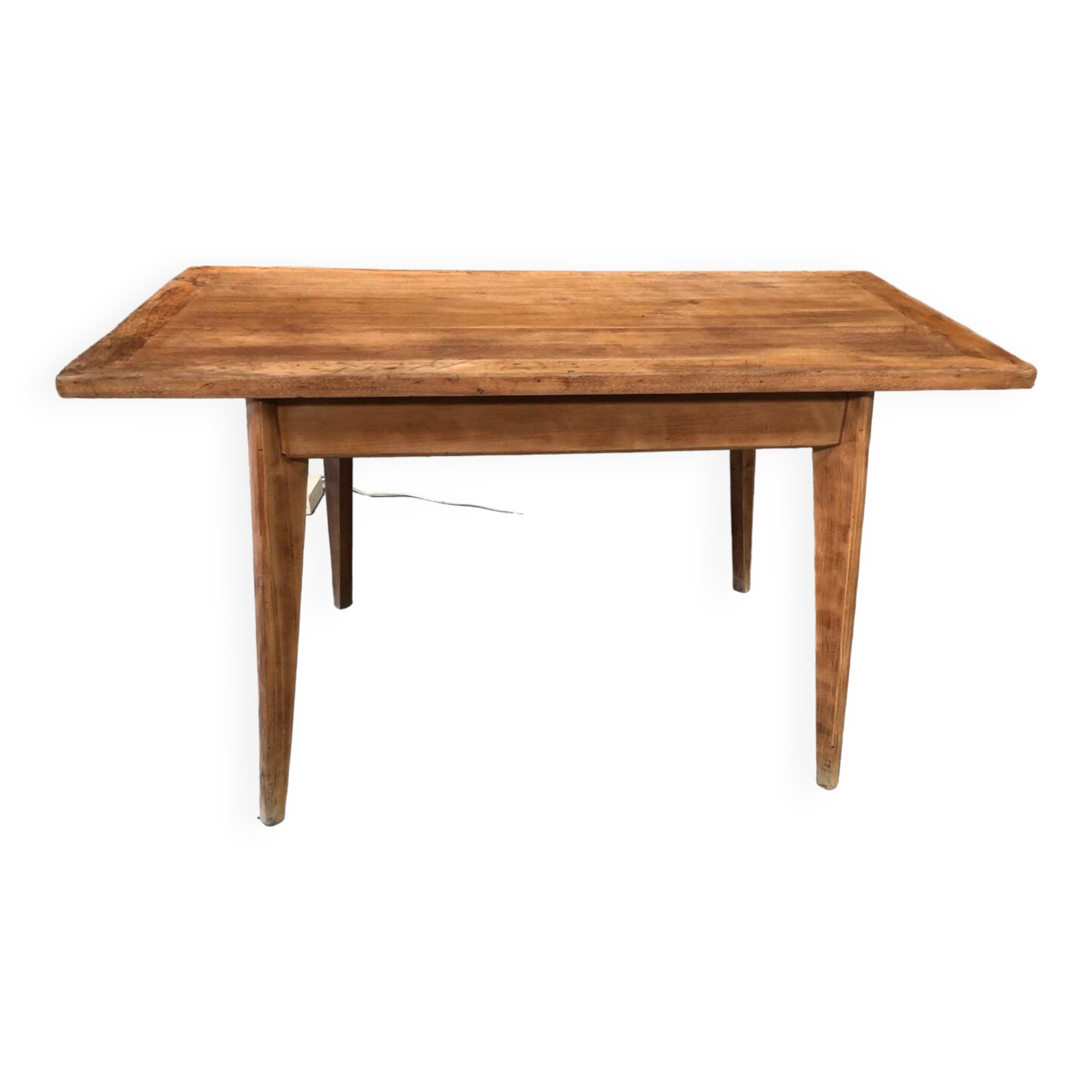 Ancienne table de bistrot en chêne