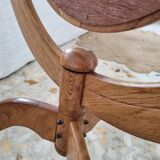 Large vintage solid wood psyche (standing mirror)