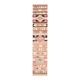 Vintage Turkish Oushak Handmade Wool Cotton Pink Runner Rug 69x333