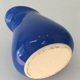 Blue ceramic pitcher