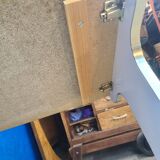 Vintage trolley on wheels