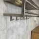 80's stainless steel coat rack