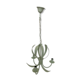 Green water metal chandelier
