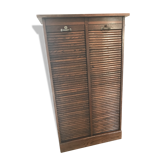 Armoire à rideau double