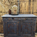 Low sideboard in solid wood