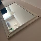 Old mirror in real oak renovated 133x80cm