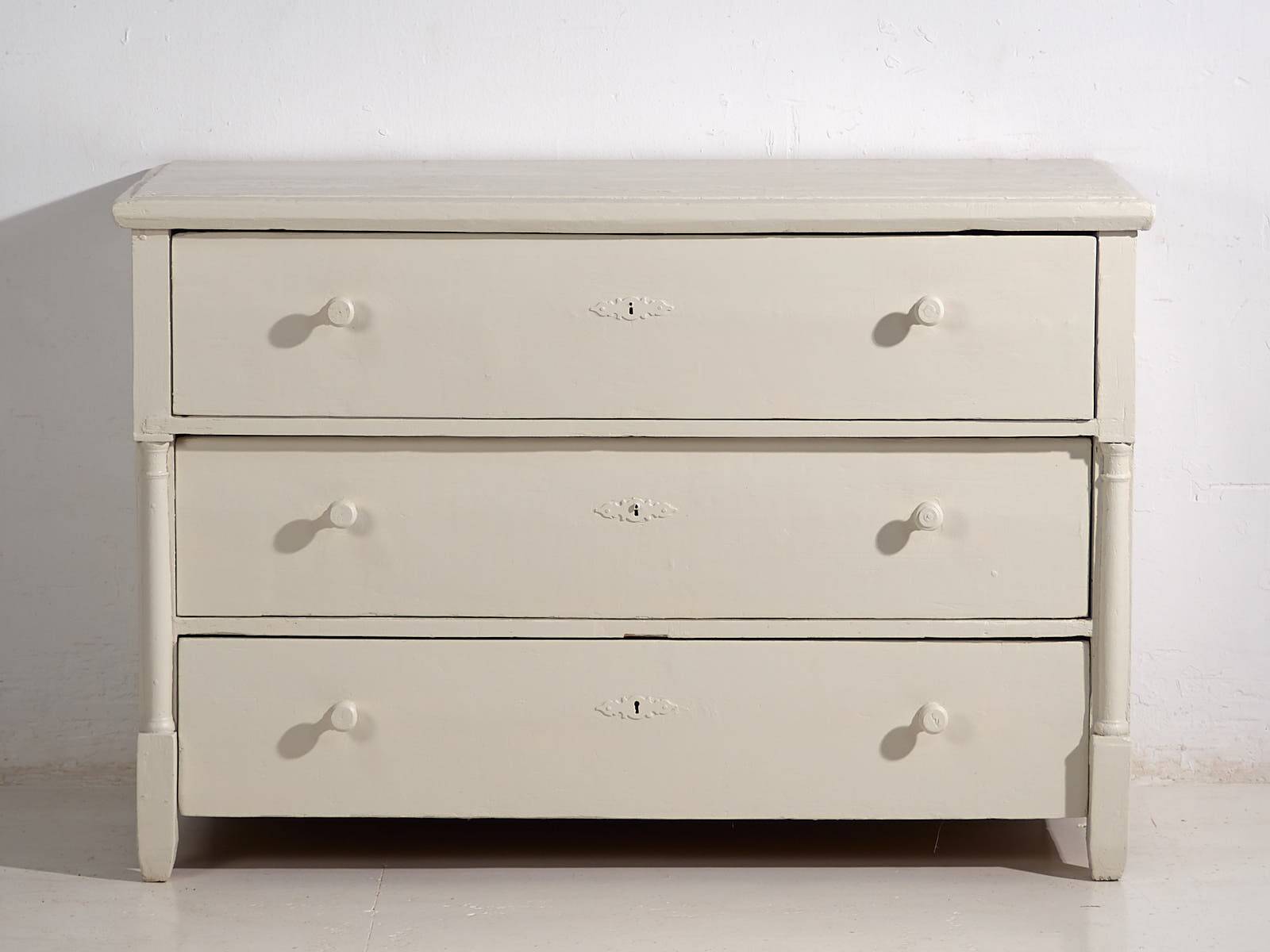 Antique white chest of drawers (circa 1920) #53