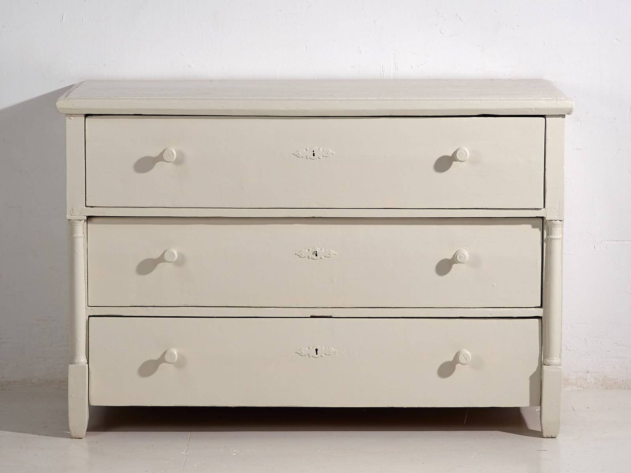 Commode ancienne blanche (vers 1920) #53
