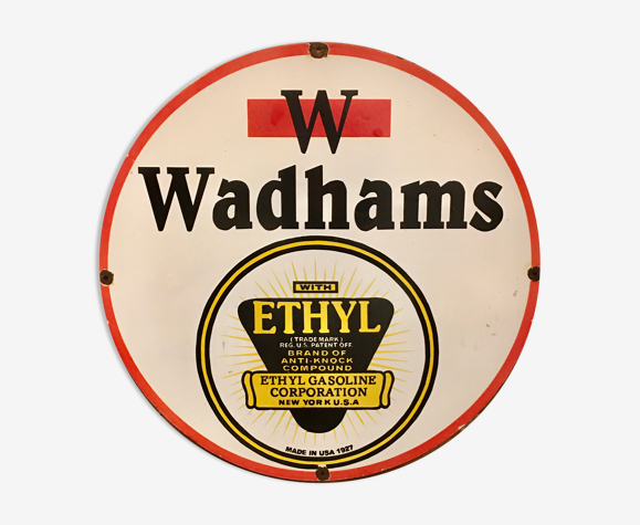 Plaque émaillée wadhams