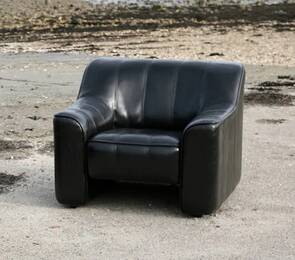 De Sede DS 44 armchair, 1970s, black leather.