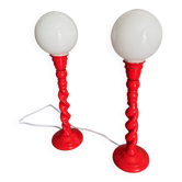 Duo of "Bilboquet" Lamps