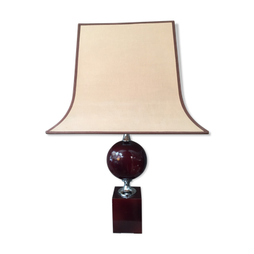 Lampe a poser laquée Philippe Barbier années 1970