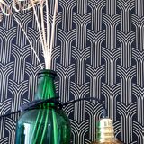 Amber vintage hand lamp