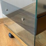 Rolling bedside table by Pierangelo Gallotti 1970