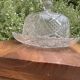 Pressed and moulded glass cheese dome