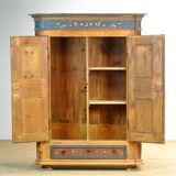 Antique German Hand Painted Cabinet, circa 1850