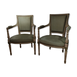 Paire de fauteuils de