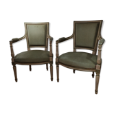 Paire de fauteuils de style directoire
