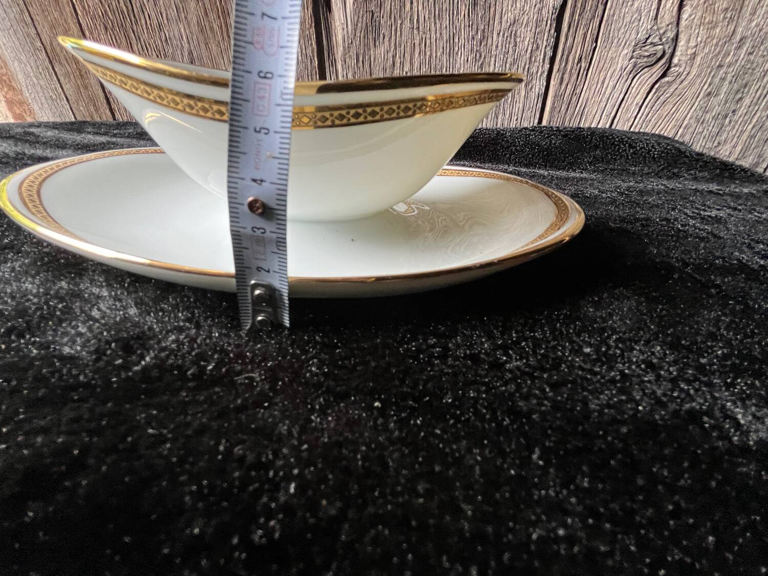 Limoges porcelain sauceboat