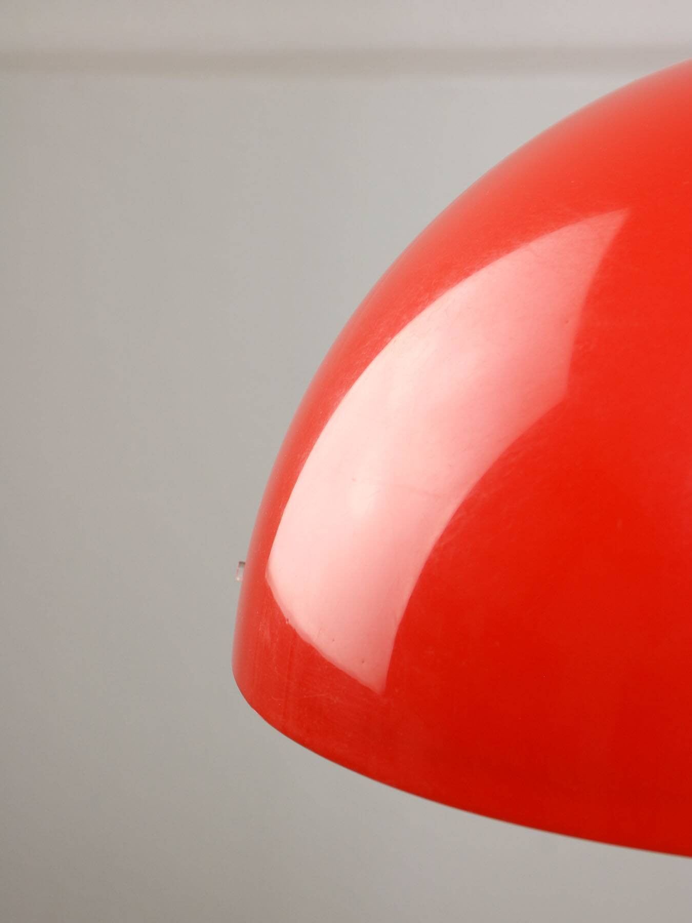 Italian Space Age Pendant in Plexiglass and Chrome, 1970s